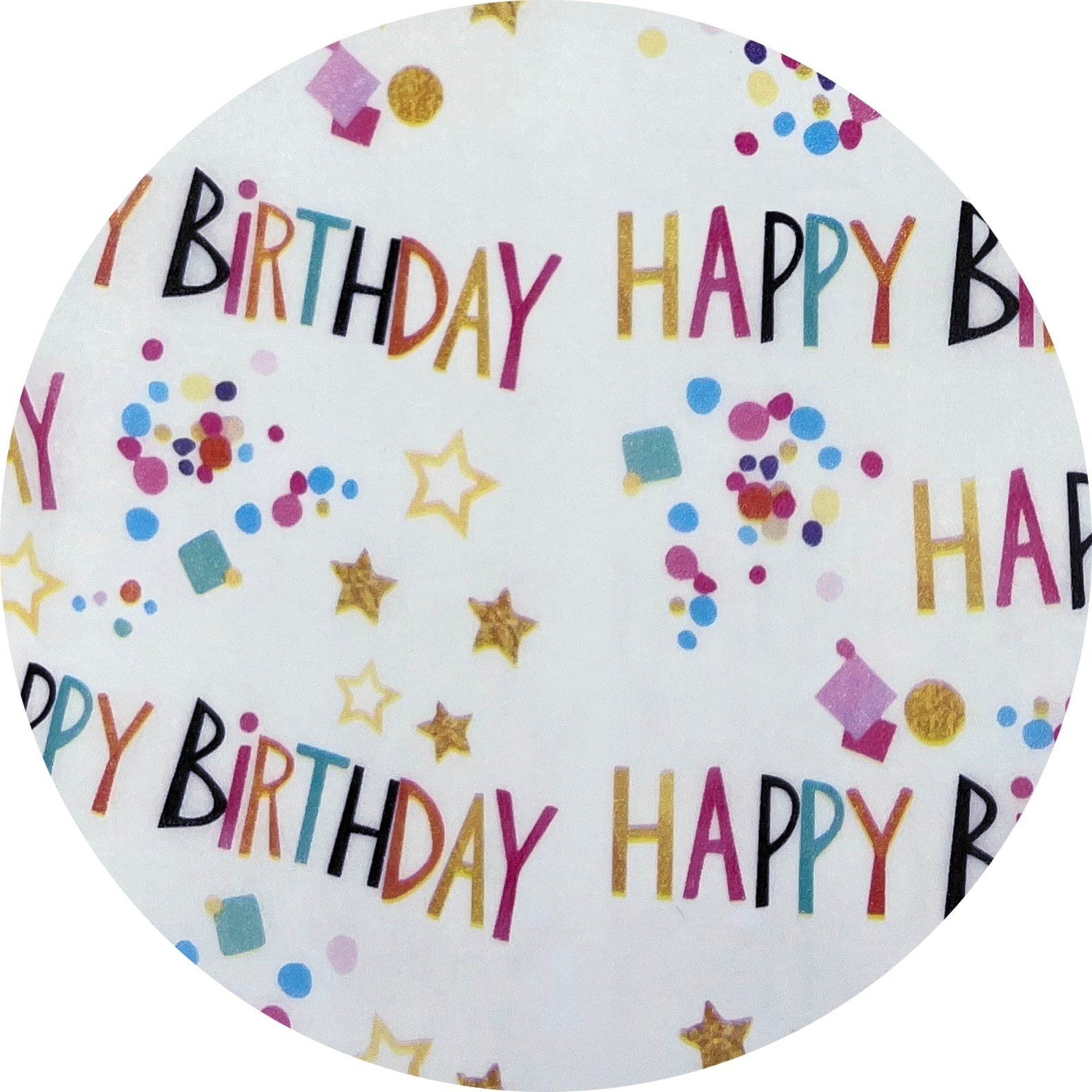 Tissue Paper - Happy Birthday Repeat